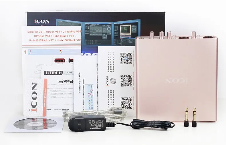 Оригинальная звуковая карта ICON Uports 6 VST 24-битная 96/192 кГц 6-дюймовый/6-выход
