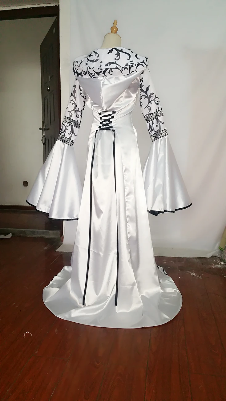 

New Medieval Victorian Renaissance Gothic Fancy Dress Vampire Cosplay Costume Carnival/Halloween Costumes for Women Custom