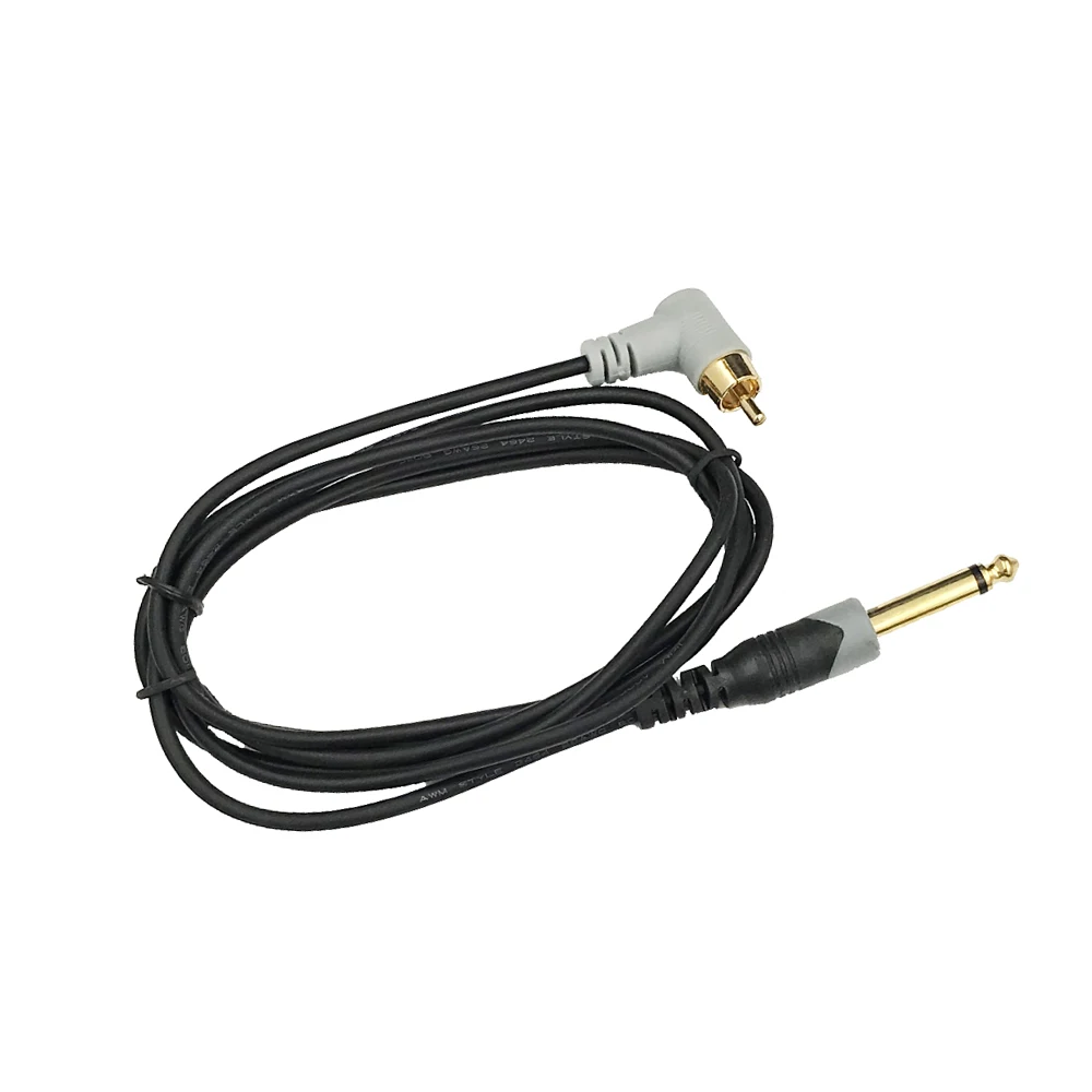 Серый 6FT EZ iswork Премиум RCA соединительный кабель для татуировки Легкий тату машины