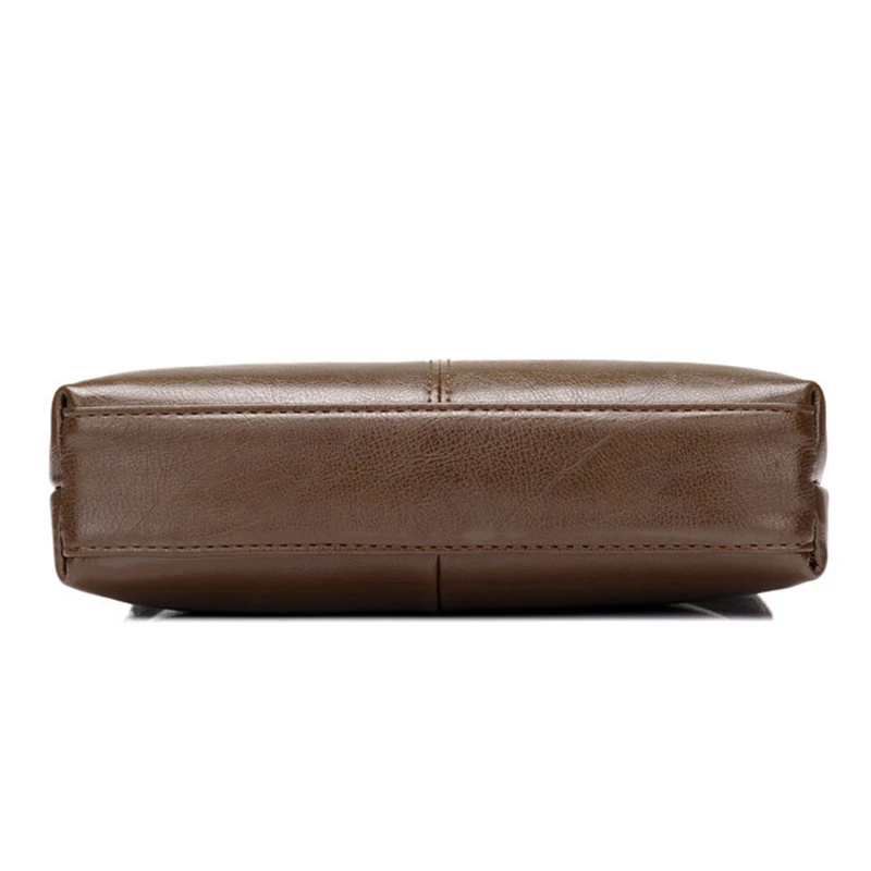 Hand Work Portable Handbag Business Satchel Office Male Messenger Bag Men Briefcase For Document Portfolio Bussiness Portafolio