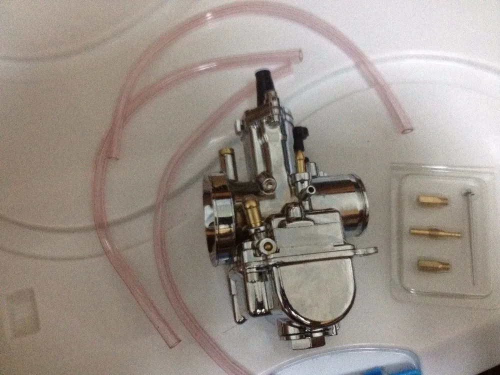 free shipping carburetor 30mm for PWK racing flat side the OEM replace keihin OKO carb chrome | Автомобили и мотоциклы