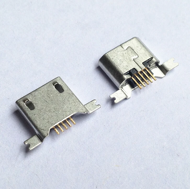 

50 шт./лот micro mini 5P USB разъем, порт для зарядки телефона, SMD