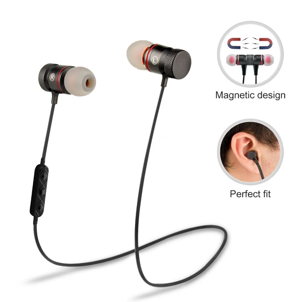 Supology магнит Спорт вкладыши bluetooth наушники динамик громкой связи стерео гарнитура