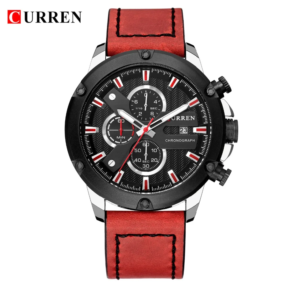 CURREN 8308 Мода кварцевые часы Для мужчин часы лучший бренд класса люкс мужской часы Бизнес Для мужчин s наручные часы Hodinky Relogio Masculino