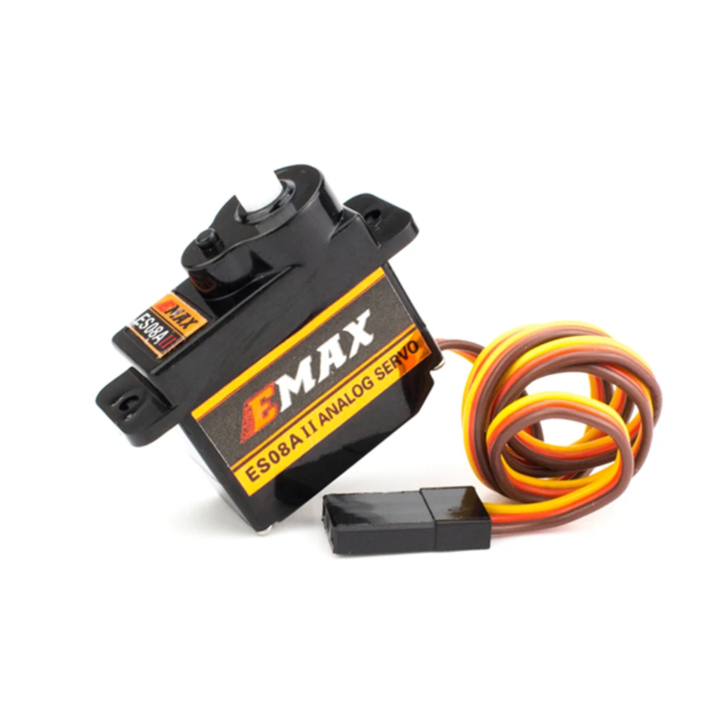 Подарочная официальная EMAX ES08A II микро сервопривод пластиковая Шестерня 1 8 кг/сек