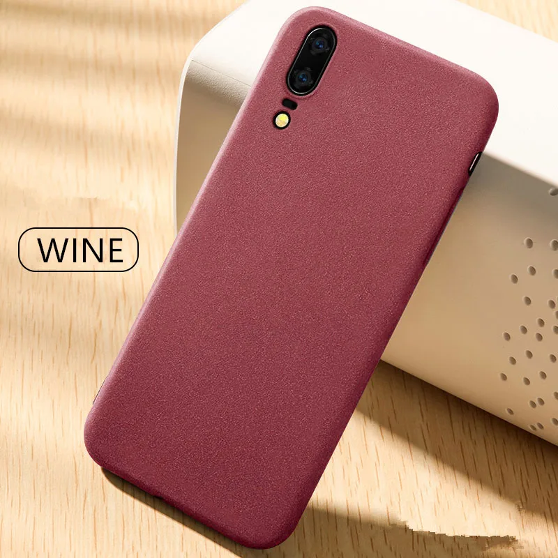Wine Ультра-тонкий Песчаник чехол для Xiaomi mi 9 9SE 8 8SE Lite 6 6X5 5X 5S плюс матовый мягкий чехол Red mi Note 4 4X 4A 5A 5 6 6A Pro 3 S - Цвет: Wine