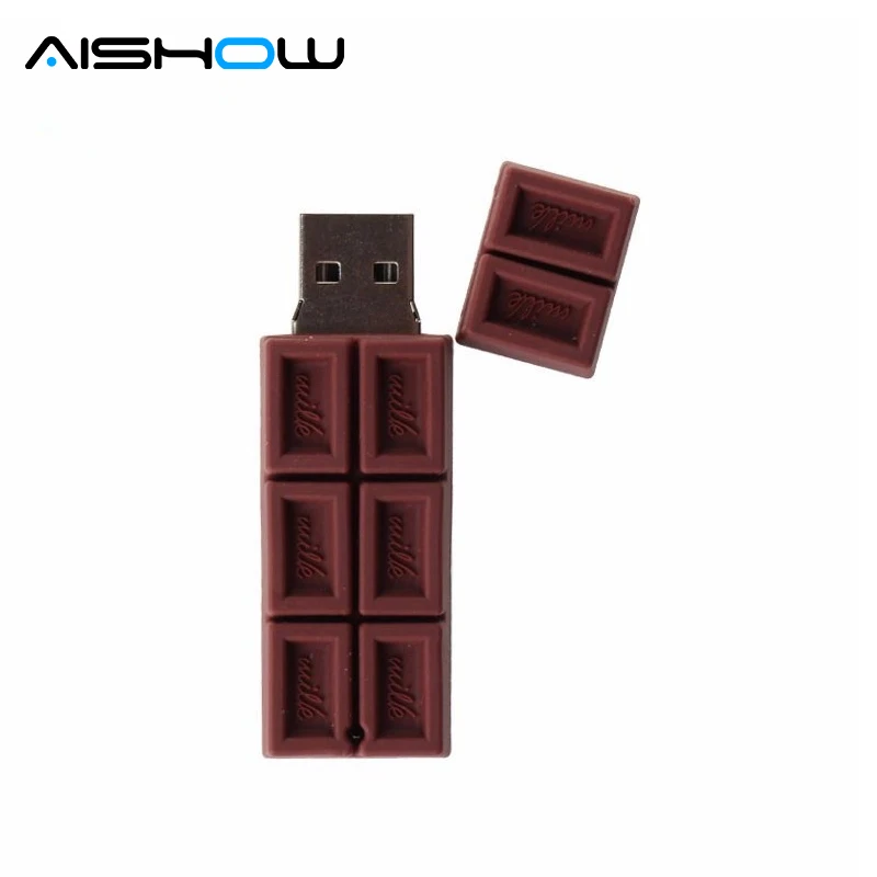 2016 новейшие стили! Милый USB флеш накопитель Chocolate Yummy 8 ГБ 16 32 64 флешка бесплатная