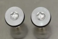 silver screw Сверхлегкий шатун 7075 t651 377g черный или блестящий серебристый для дорожного велосипеда Brompton 110 мм 130 мм - Цвет: silver screw