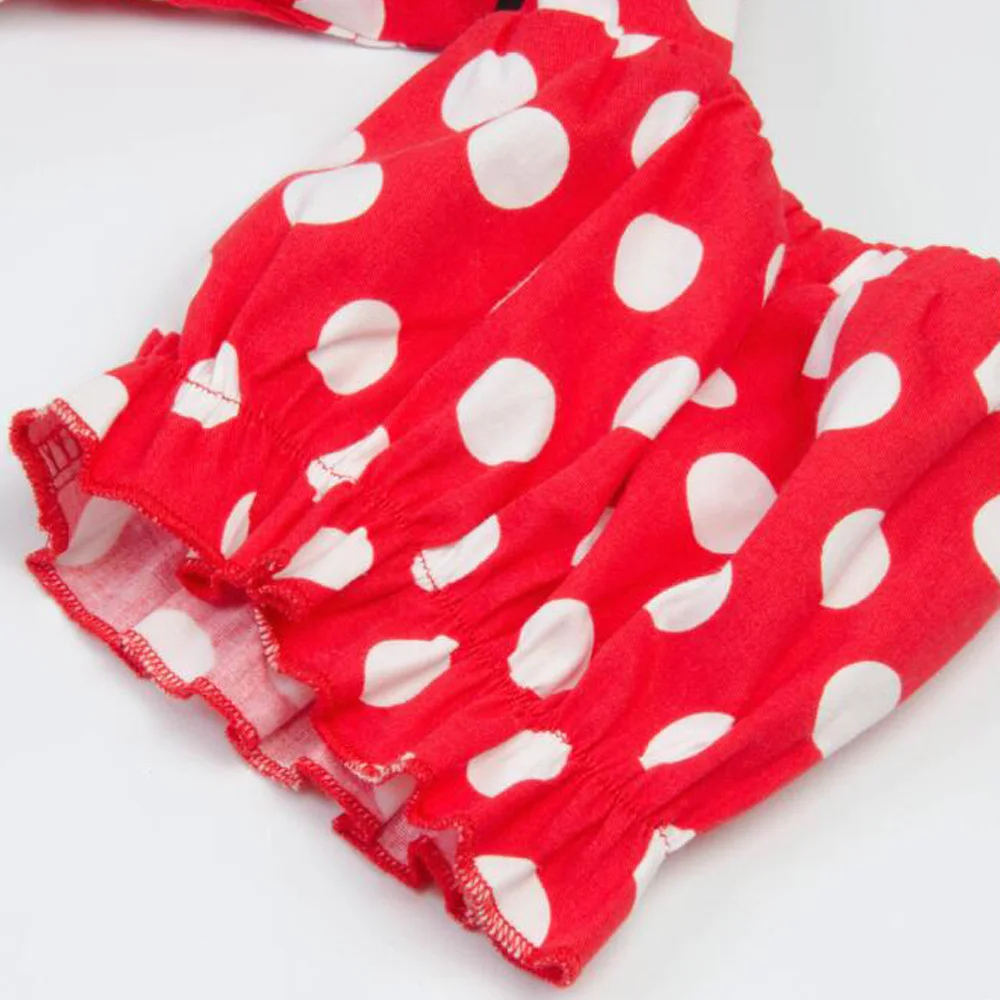 Женское винтажное платье большого размера с принтом в горошек Ретро сексуальное