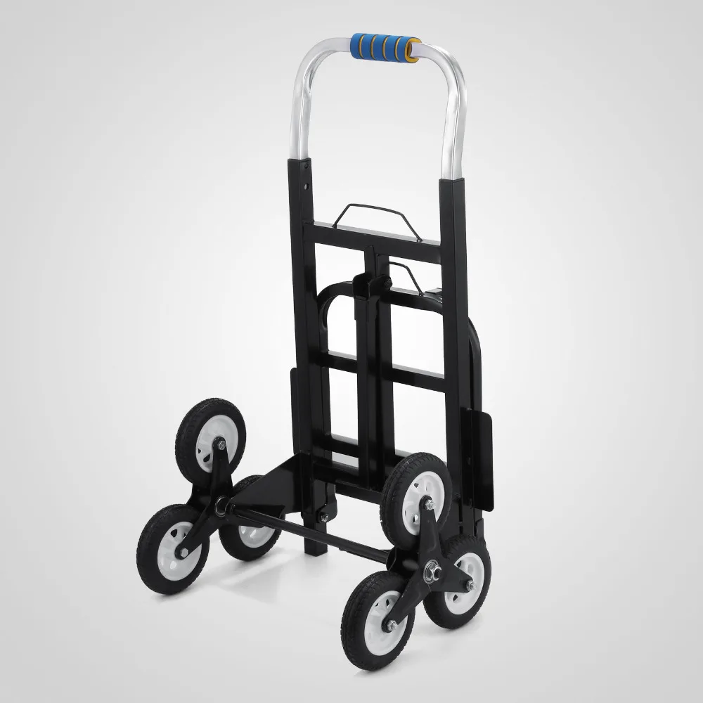 Free duty for EU Strong Portable Stair Climbing Folding Cart Climb Hand Truck Dolly with Backup Wheels | Инструменты