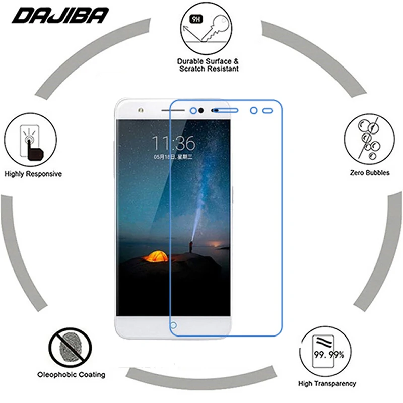 Tempered Screen Glass Scratch Proof for ZTE Blade A2 2.5D Arc Edge Round Border thin Protector For B A 2 | Мобильные телефоны и