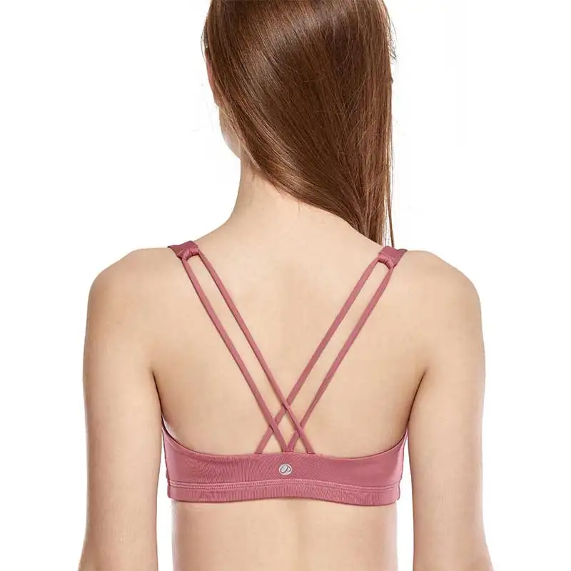 Cherry Pink09 CRZ женский светильник для йоги, спортивный бюстгальтер для йоги - Цвет: Cherry Pink09