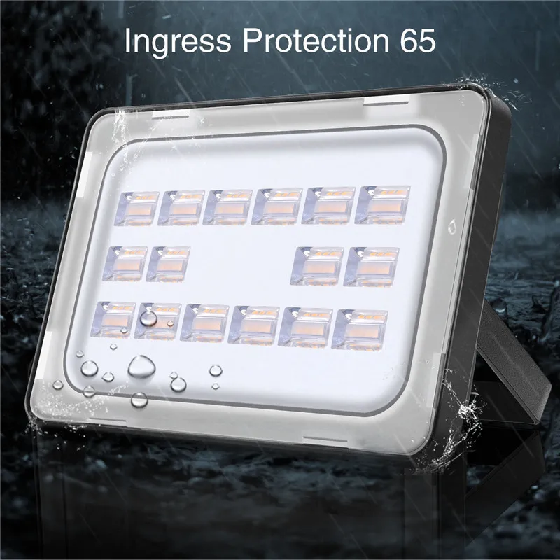 10W 20W 30W 50W 100W Светодиодный прожектор светильник IP65 Водонепроницаемый AC 220-240V Светодиодный прожектор светильник полный Мощность на открытом воздухе садовый светильник ing точечный светильник