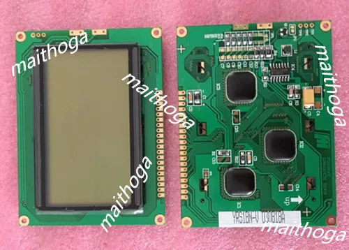 20PIN желтый зеленый COB 12864 lcd KS0108 контроллер совместимый для HD61202(без символа/подсветки) 5V 3,3 V