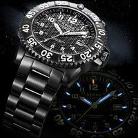 2018 nedss high quality luxury mechanical watches men watch relogio masculino 100m waterproof military wristwatch clock montre