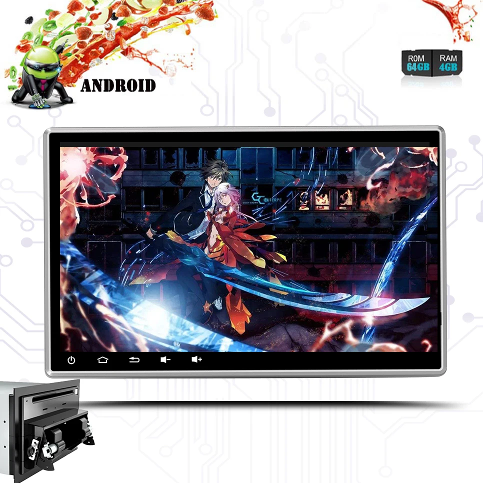 10," HD Android 9,0 Восьмиядерный 4 Гб ОЗУ 64 Гб ПЗУ Автомобильный DVD Радио Стерео gps для hyundai Verna Tucson Terracan Getz TB 2002-2012