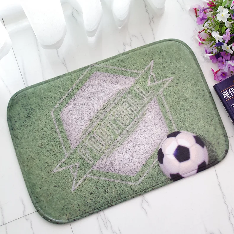 CAMMITEVER Коврик для прихожей Football ковер и ванной комнаты резиновый коврик