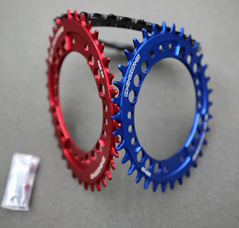 1 шт. Fouriers CNC велосипед с одной цепью кольцо 34T 36T цепь ringss P.C.D 104 для S h i m a n o овальная