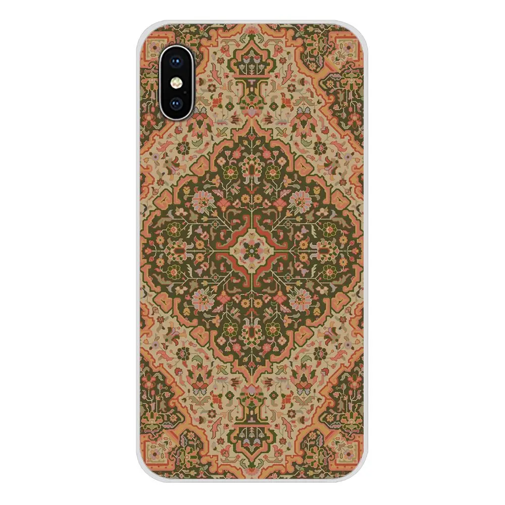 Персидский ковер с цветочным узором мягкий чехол для Xiaomi Redmi Note 6A MI8 Pro S2 A2 Lite Se MIx 1