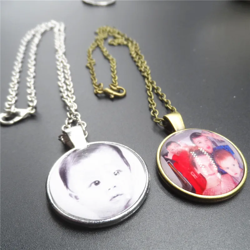 Персонализированные Фото Пользовательские Цепочки и ожерелья для мамы сына daugter