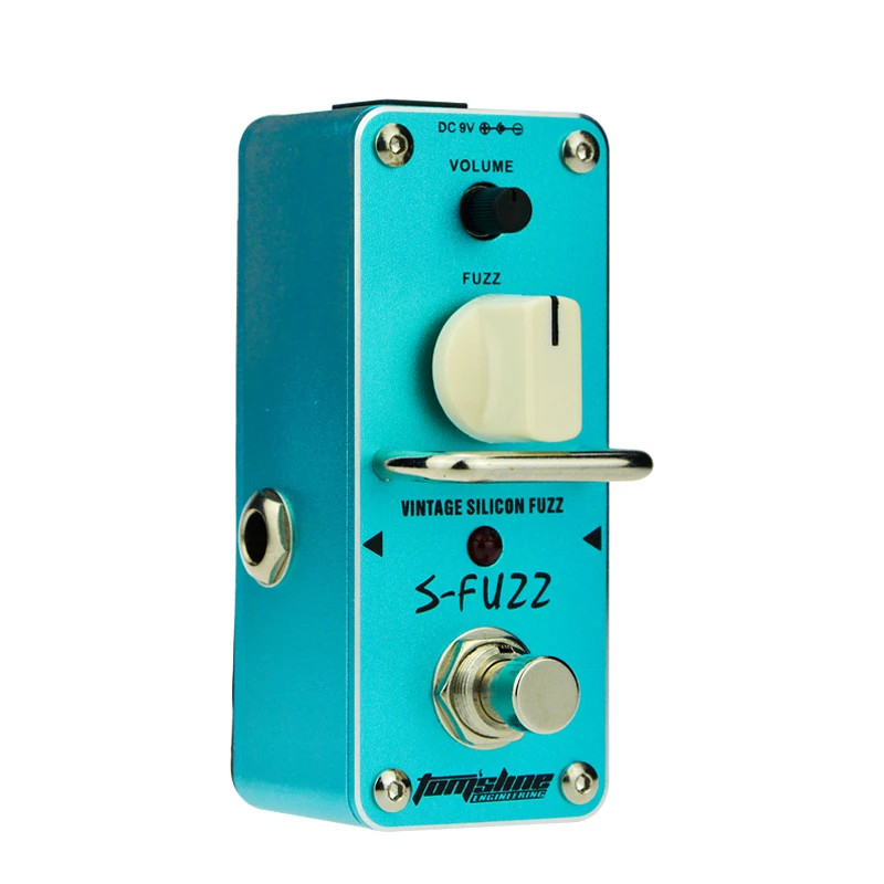 Арома ASF-3 S-Fuzz Винтаж кремния Fuzz педаль эффектов для электрогитары мини один