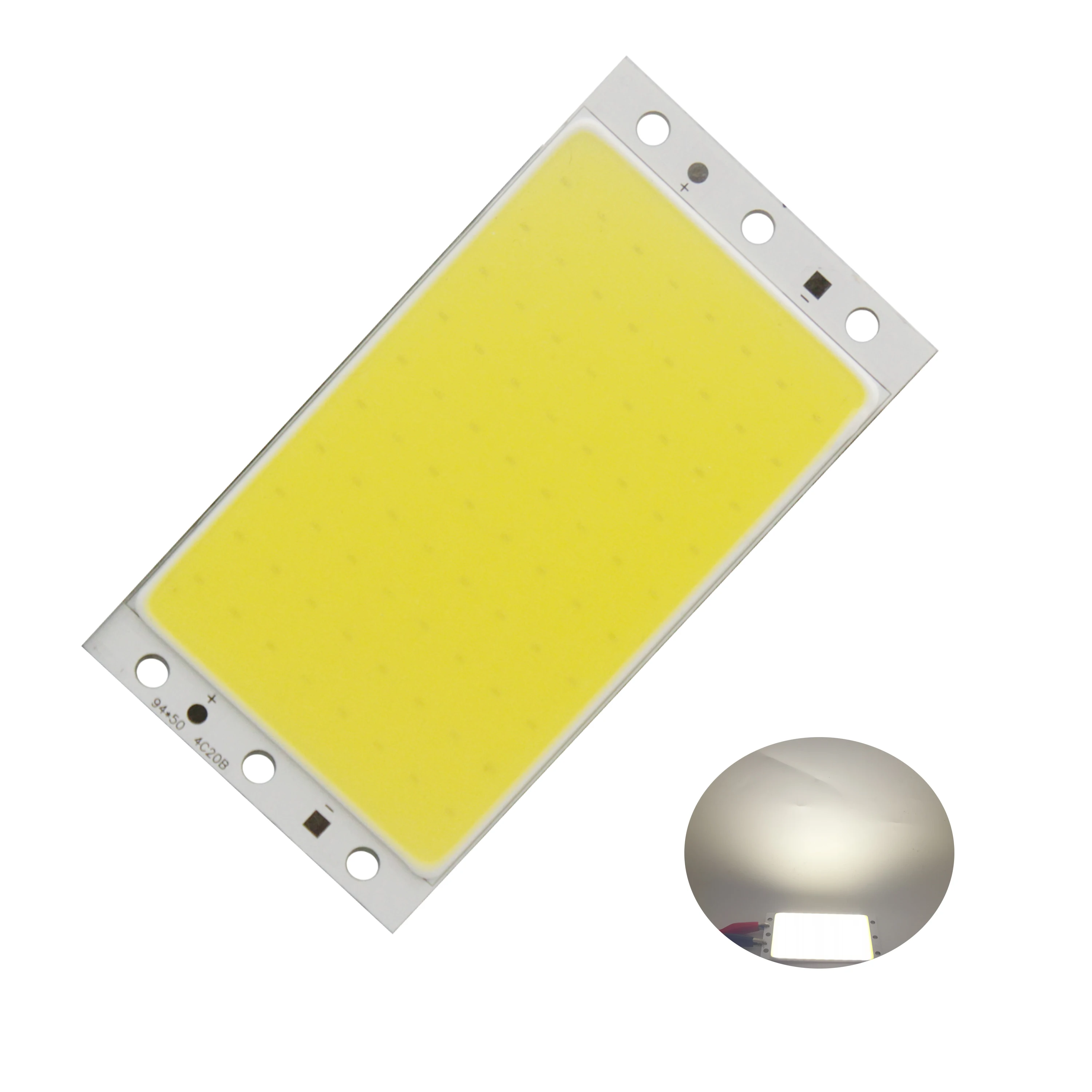 Светодиодный COB DIY свет 12 в мощный источник питания постоянного тока 16 Вт cob