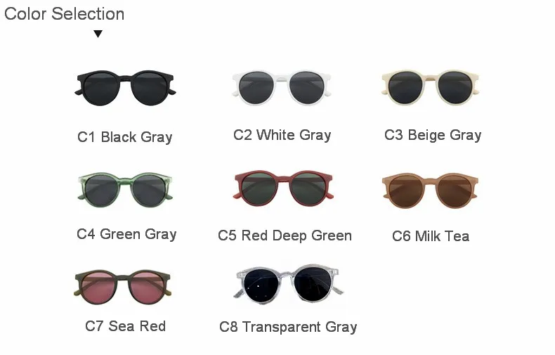 MYT_0116 Kids Sunglasses Boys And Girls Retro Children Sunglasses Round Sun Glasses Vintage Baby Oculos Retro Eyewear