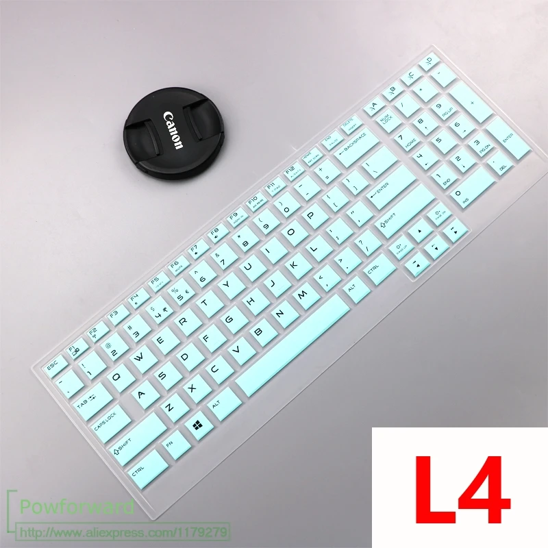 L4 whiteblue Клавиатура протектор кожного покрова для Dell Alienware 15 17 R2 R3 18 M15 M17 M17X 18 Area-51m ALW17D-4748 ALW17D-2748 15,6 ''17,3'' - Цвет: L4 whiteblue