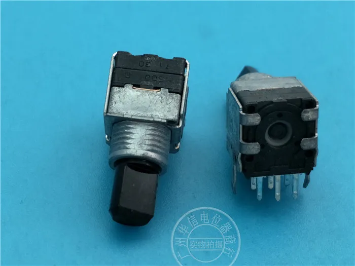 4pcs RK097G double potentiometer B501 B500 ohm for Panasonic / handle length 12.5MMF | Обустройство дома