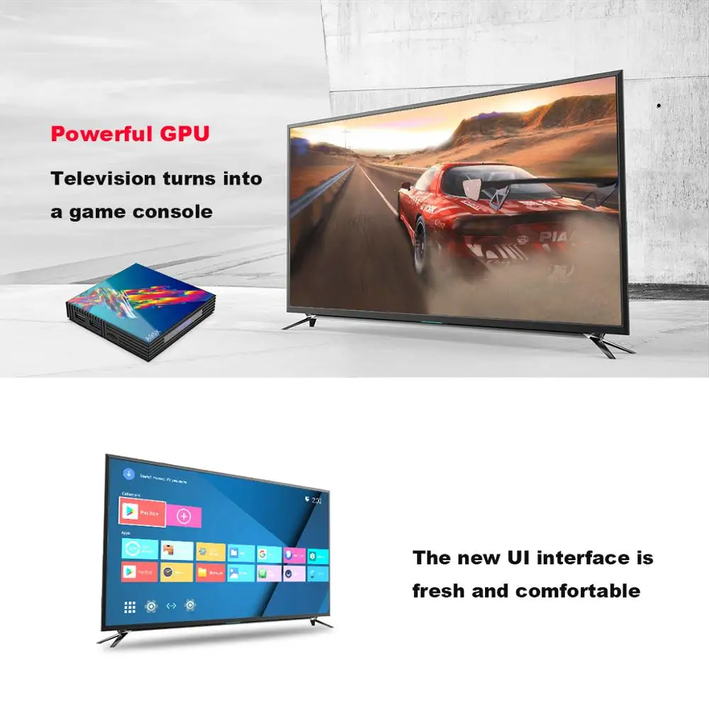 Android tv Box A95X R3 4 ГБ ОЗУ 64 Гб ПЗУ Смарт 9 0 коробки RK3318 двухдиапазонный Wifi 4K ULTRA HD