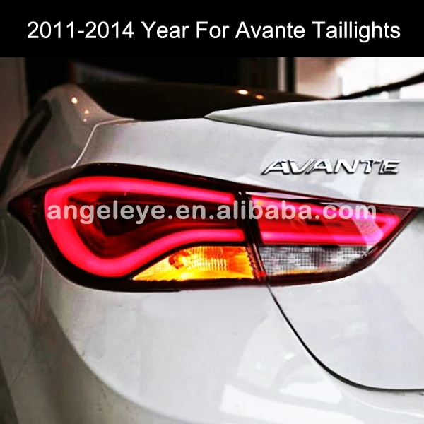 

For Hyundai Avante I35 Elantra MD LED Tail Lamp Red White Color 2011-2014 year WH