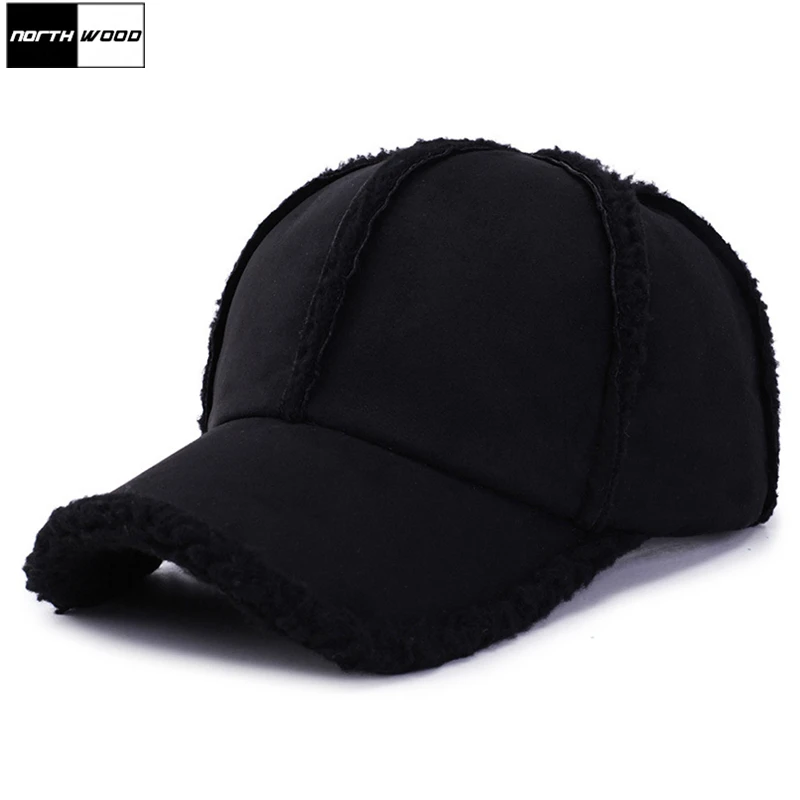 

[NORTHWOOD] New Fashion Women Baseball Cap Men Winter Snapback Casquette Femme Dad Hat Adjustable Solid Hip Hop Bone Cap