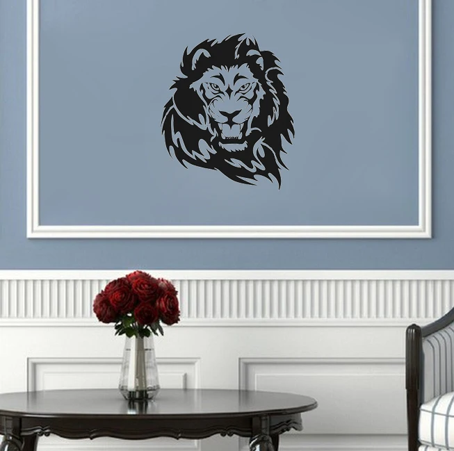 С принтом Лев настенные художественные виниловые наклейки для домашнего