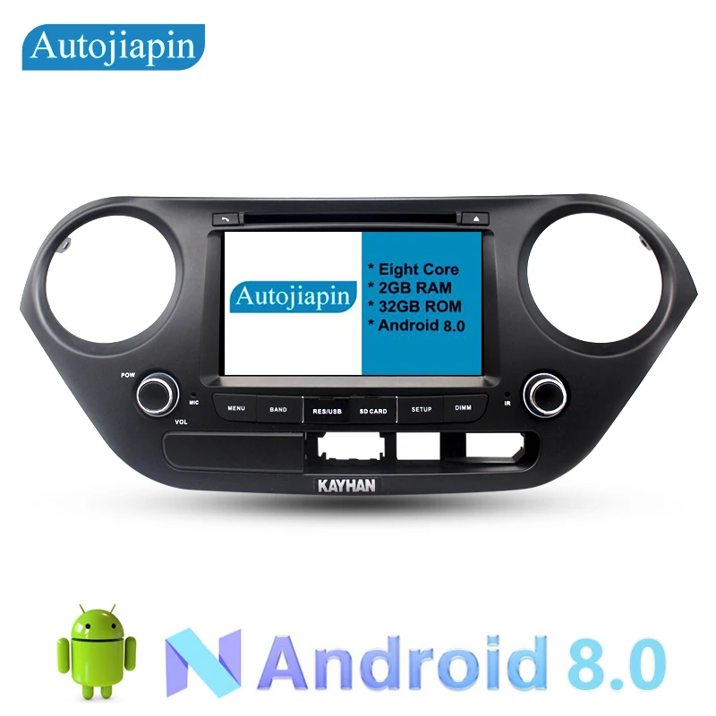 7 ''Octa Core Android 8 0 HD 2 ГБ Оперативная память 32 Встроенная Wi Fi стерео gps Navi для hyundai i10