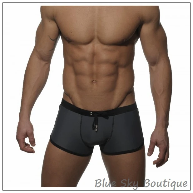 Новые дизайнерские мужские Плавание стволы сексуальный мужской носить темно