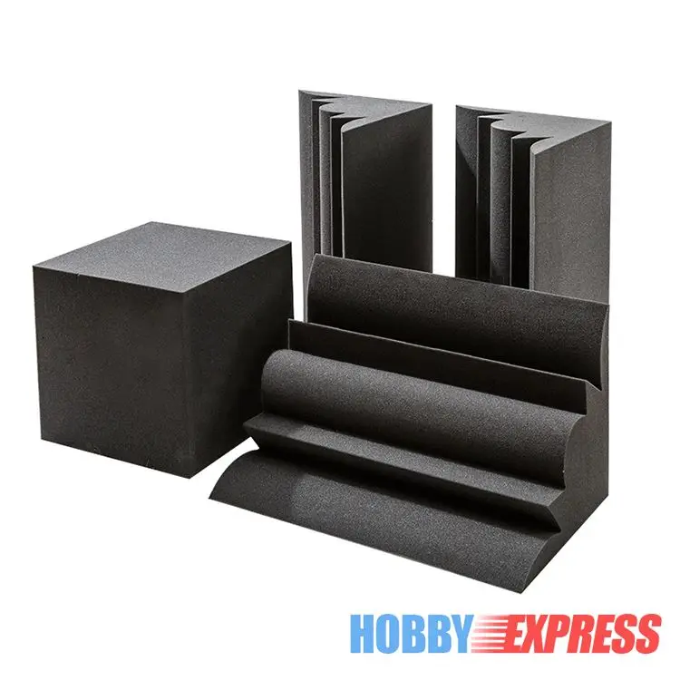 Arrowzoom 4 шт./комплект черная угловая басовая ловушка акустическая панель