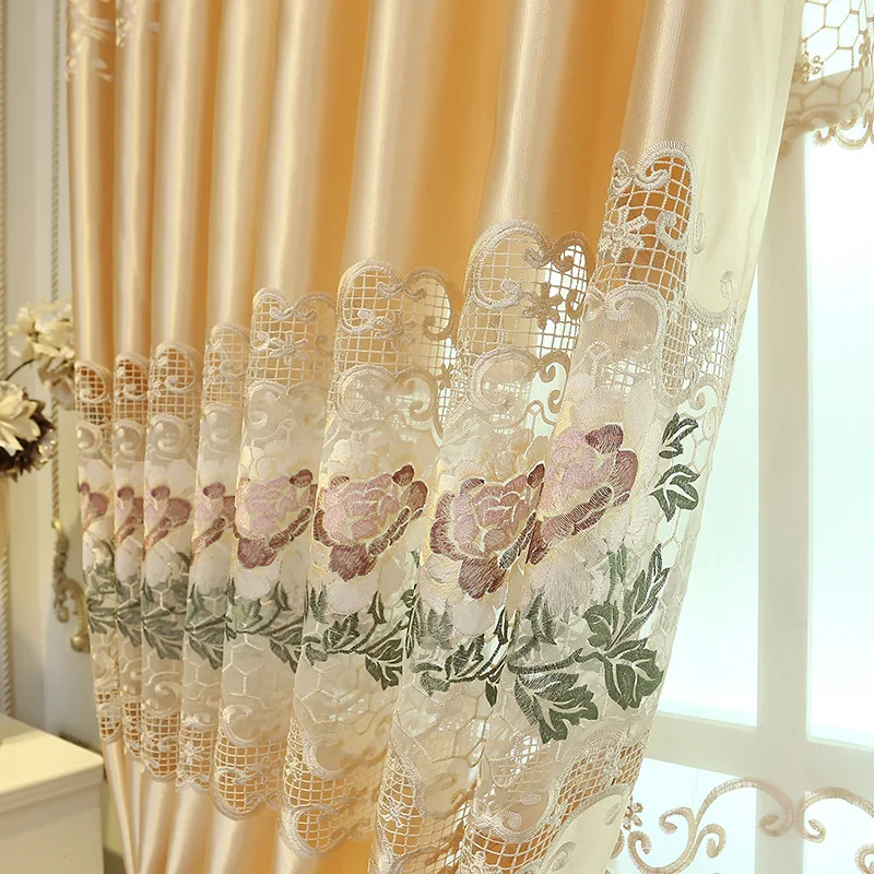 Европейский качество Водорастворимые из вышитого гардинного полотна для шторы
