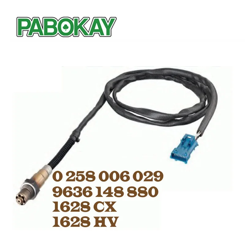 Для Peugeot 206 307 новый кислородный лямбда датчик 0258006029 1628CX 1628HV 1997223 107223 9636148880 93184704 855409