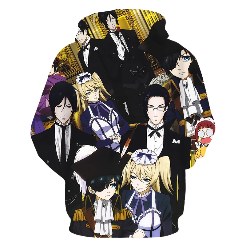 Дропшиппинг Японская уличная 3D Аниме Толстовка с капюшоном в стиле хип-хоп