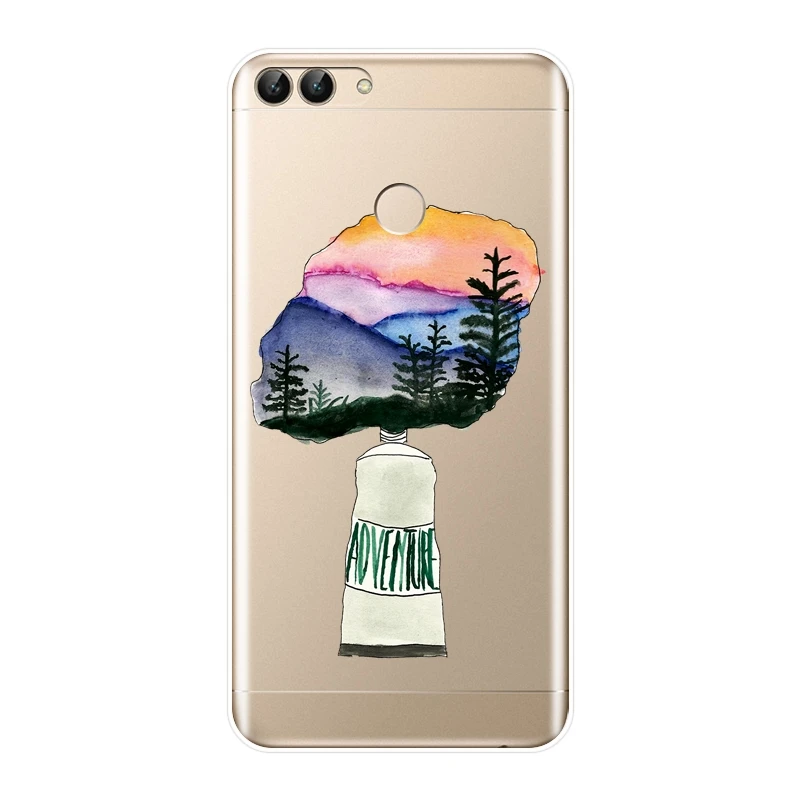 Чехол для телефона Huawei P9 Lite Mini силиконовый мягкий чехол P8 P10 P20 Pro Plus 2017 P