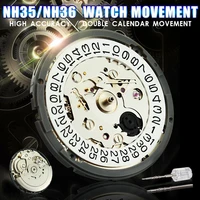 replacement repair watch movement fully automatic high accuracy mechanical for wristwatch nh35 nh367s36 day date tool set