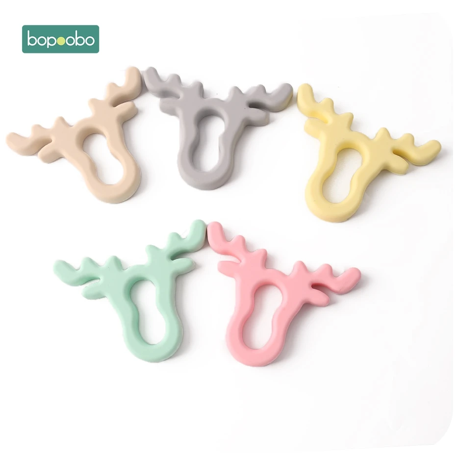 Bopoobo 1 шт. силиконовые снежинки прорезыватель Рождественская елка подвеска