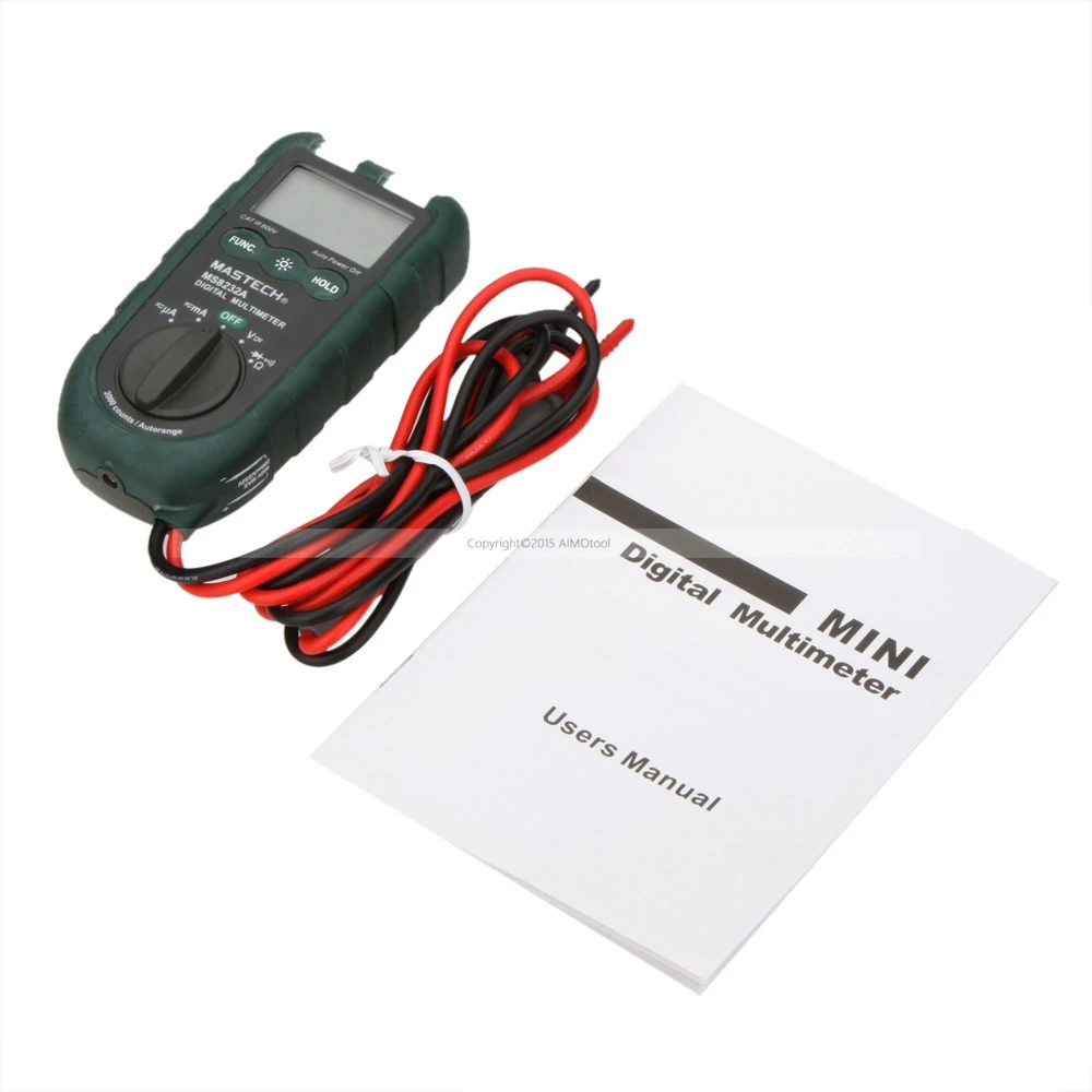 MASTECH MS8232A мини цифровой мультиметр 2000 отсчетов DMM Амперметр Вольтметр Омметр