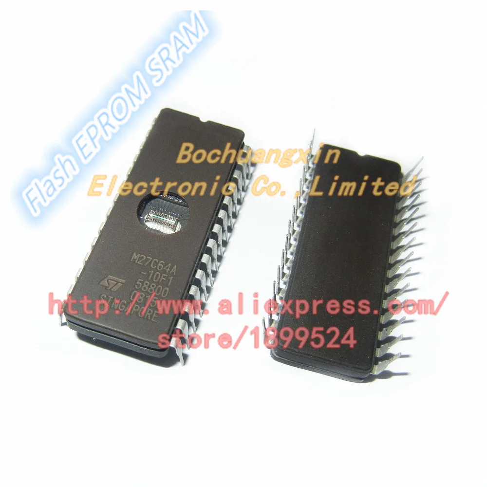 Бесплатная доставка M27C64A-10F1 M27C64A 64 кбит 8КБ x 8 UV EPROM и OTP CDIP28 новый оригинальный 5 шт/1