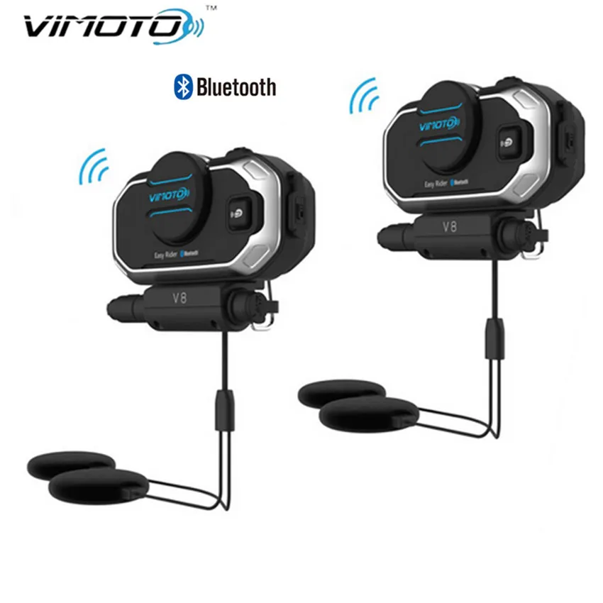 Bluetooth гарнитура для мотоциклетного шлема Vimoto V8 850 мАч|vimoto v8|bt interphonehelmet bluetooth headset |