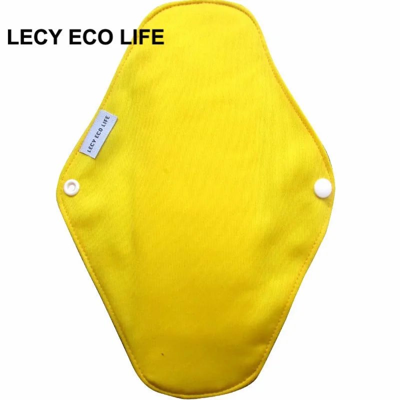 LECY ECO LIFE моющиеся гигиенические салфетки прокладки для менструального периода, 10 цветов mama прокладки с органическим бамбуковым хлопком внутри