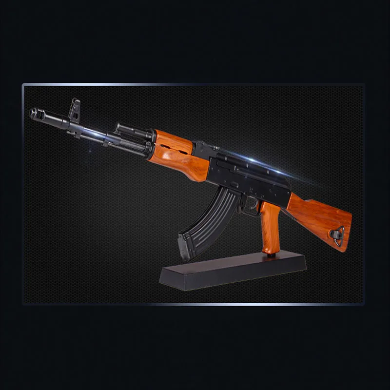 1:3. 5 Металлический Игрушечный Пистолет AK47 пистолет модель DIY Модель пистолет статическое украшение не может снимать детский подарок