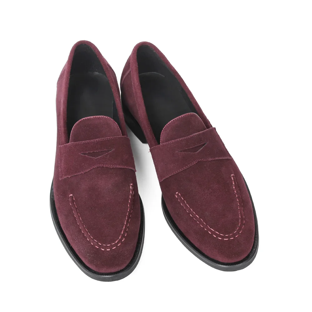 Женские замшевые лоферы Penny кожаная повседневная обувь новинка 2019|Женские туфли|