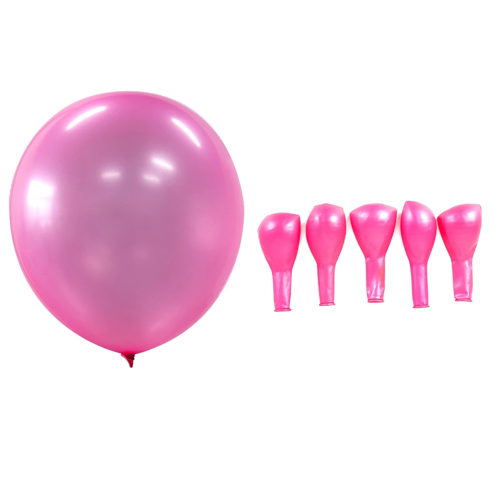 Pink 15 шт. 12 дюймов Свадебные украшения чистый белый латексный воздушный шар с днем рождения вечерние свадебные декорации Аксессуары для мероприятий - Цвет: Pink
