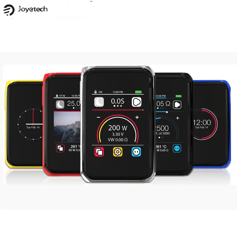 100% Оригинал Joyetech Cuboid Pro Сенсорный экран 200 Вт коробка мод питание от двух 18650 ячеек